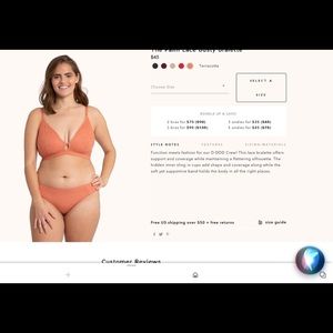 Lively Palm Lace Busty bralette and panty set - Lively size 3, panties size M